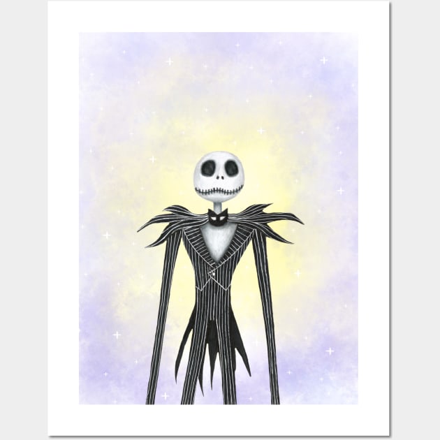 Jack Skellington Wall Art by hxrtsy